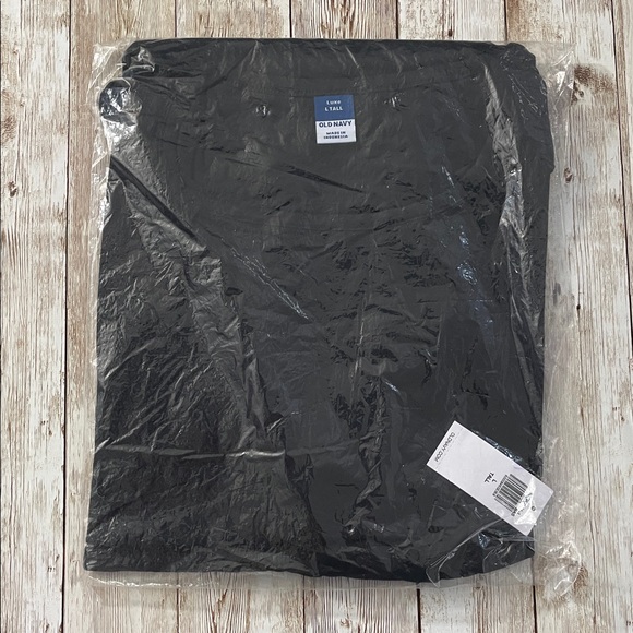 🆕 Old Navy Women’s Luxe Crew Neck Short Sleeve T-Shirt Black L 12-14 Tall Long - Picture 9 of 15